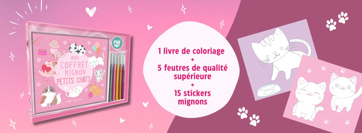 Mon coffret mignon - Petits chats